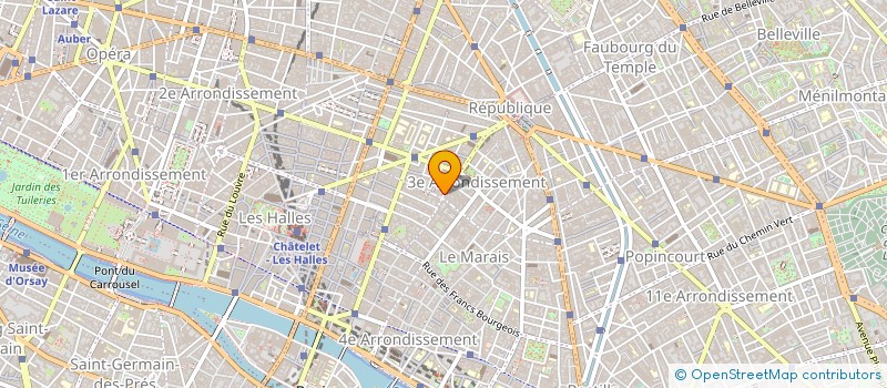 localisation de l'entreprise ATELCA à PARIS