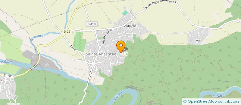 localisation de l'entreprise ATELEA  SAINTE-ANASTASIE