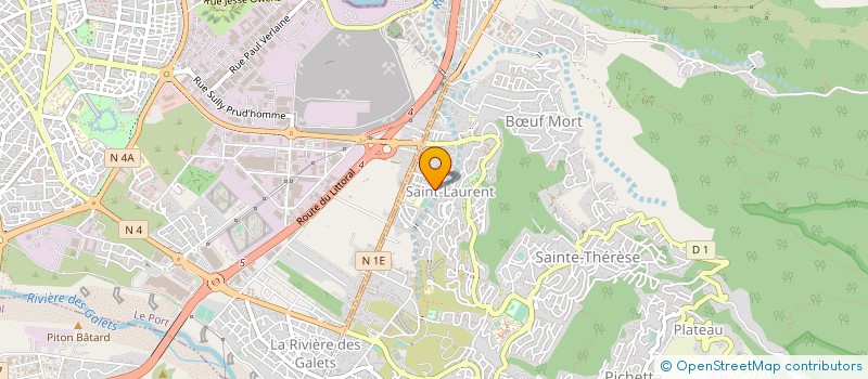 localisation de l'entreprise ATELEC à LA POSSESSION