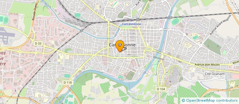 localisation de l'entreprise ATELEC SARL  CARCASSONNE