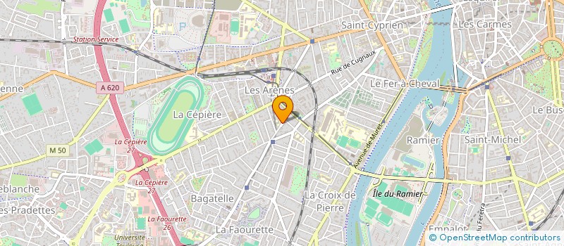 localisation de l'entreprise ATELEK à TOULOUSE