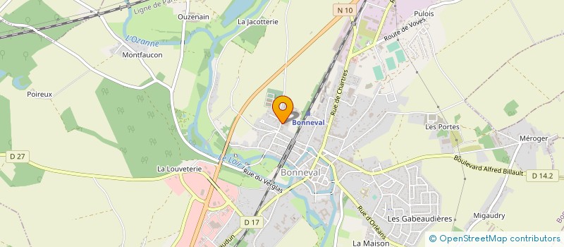 localisation de l'entreprise ATELI DECOUPAGE EMBOUTISSA ST OUEN VEXIN à BONNEVAL