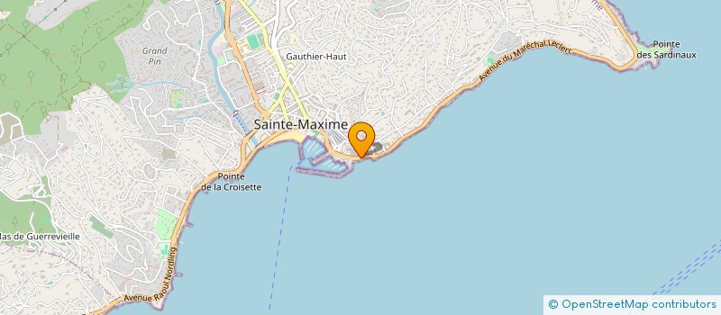 localisation de l'entreprise ATELIA à SAINTE-MAXIME