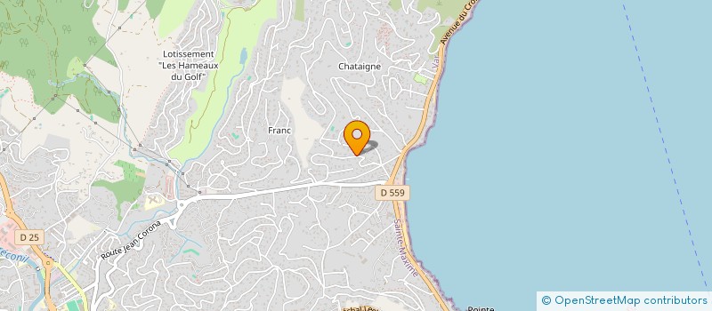 localisation de l'entreprise ATELIART à SAINTE-MAXIME