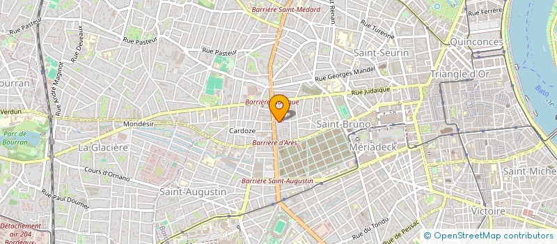 localisation de l'entreprise ATELIER 111  BORDEAUX