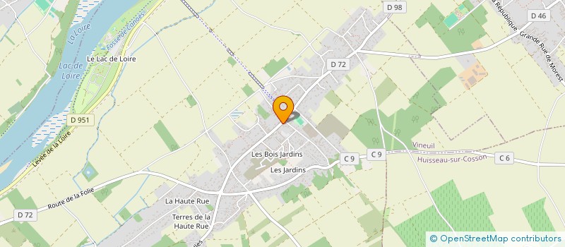 localisation de l'entreprise ATELIER 116 à VINEUIL