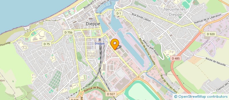 localisation de l'entreprise ATELIER 13 COLLECTIF à DIEPPE