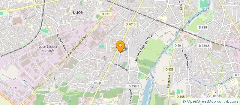 localisation de l'entreprise ATELIER 13 N à LUISANT