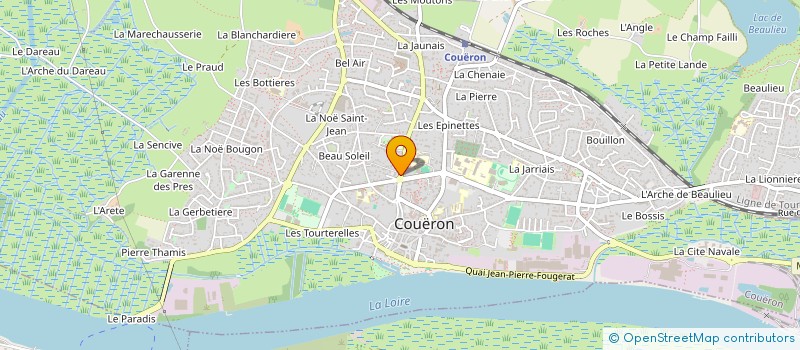 localisation de l'entreprise ATELIER 1308 à COUERON