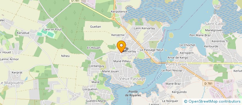 localisation de l'entreprise ATELIER 149  PLOUHINEC