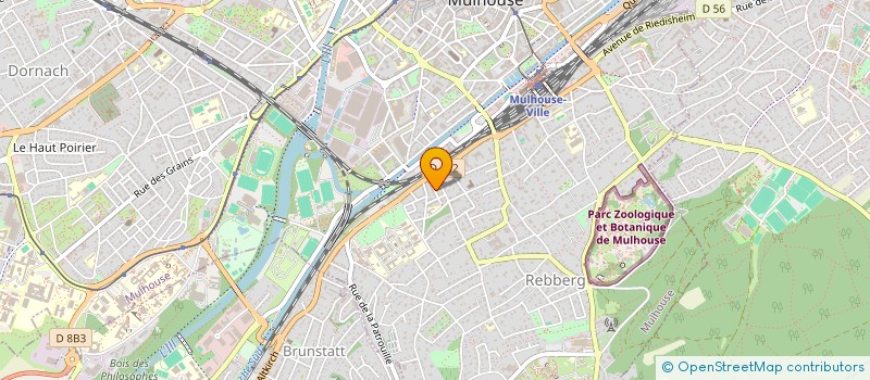 localisation de l'entreprise ATELIER 1618  MULHOUSE