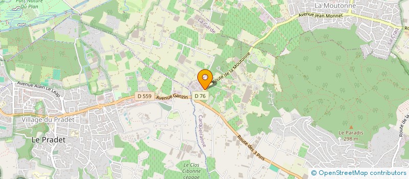 localisation de l'entreprise ATELIER 165  CARQUEIRANNE