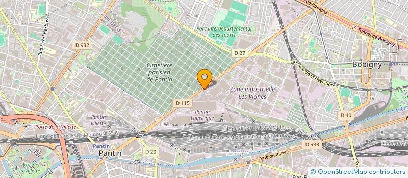 localisation de l'entreprise ATELIER 17 à BOBIGNY