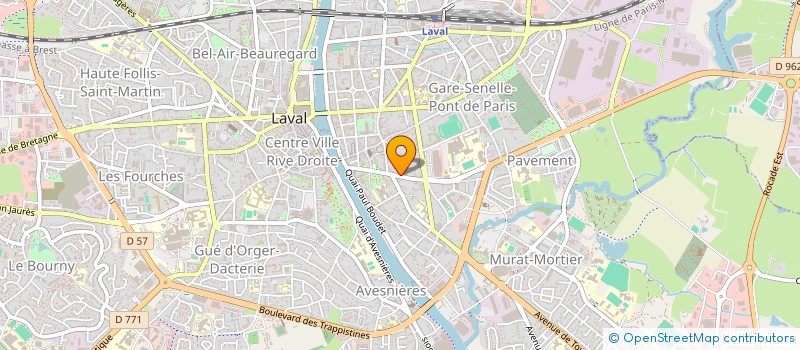 localisation de l'entreprise ATELIER 17 à LAVAL