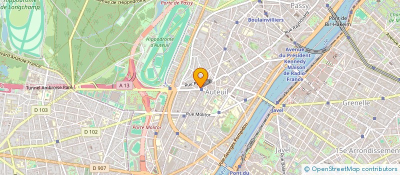 localisation de l'entreprise ATELIER 17 BIS  PARIS