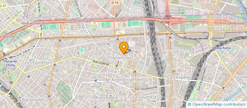 localisation de l'entreprise ATELIER 18  PARIS