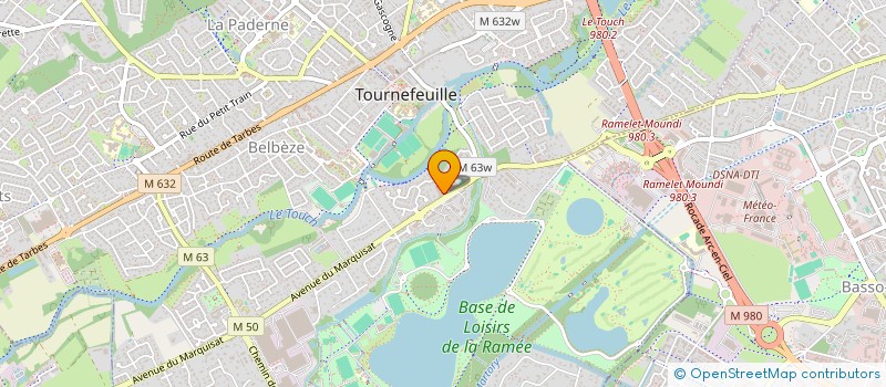 localisation de l'entreprise ATELIER 187 à TOURNEFEUILLE