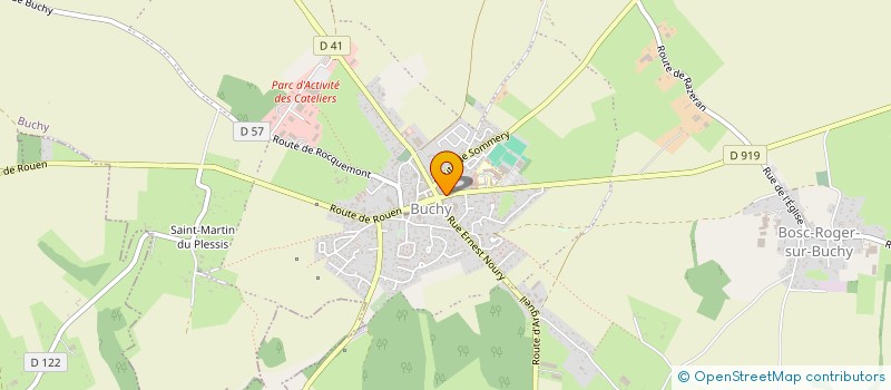 localisation de l'entreprise ATELIER 1989  BUCHY