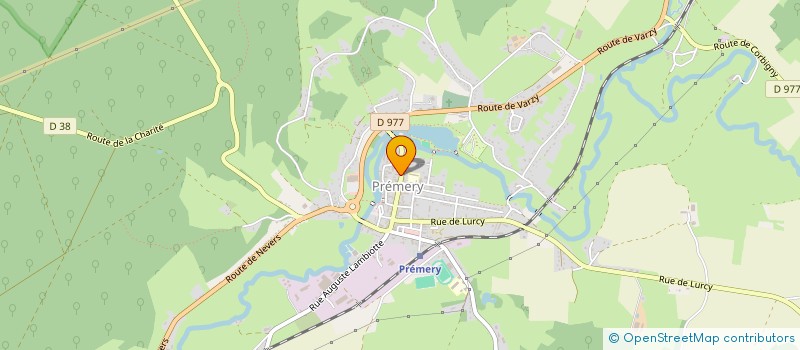 localisation de l'entreprise ATELIER 2 MAUDE  PREMERY