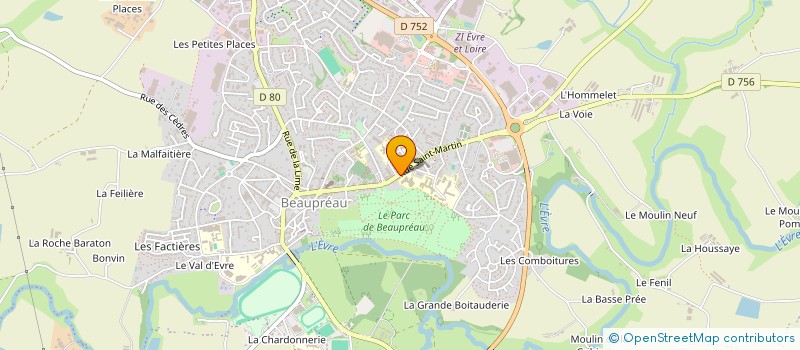 localisation de l'entreprise ATELIER 2 ROUES à BEAUPREAU-EN-MAUGES