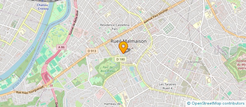 localisation de l'entreprise ATELIER 212 à RUEIL-MALMAISON