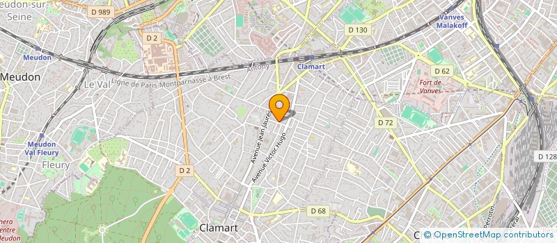 localisation de l'entreprise ATELIER 26 à CLAMART