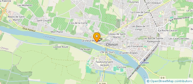 localisation de l'entreprise ATELIER 27  CHINON
