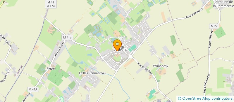 localisation de l'entreprise ATELIER 27 à AUBERS