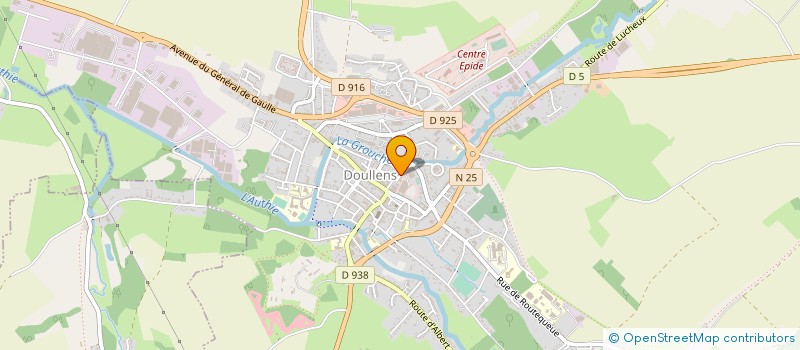 localisation de l'entreprise ATELIER 27  DOULLENS