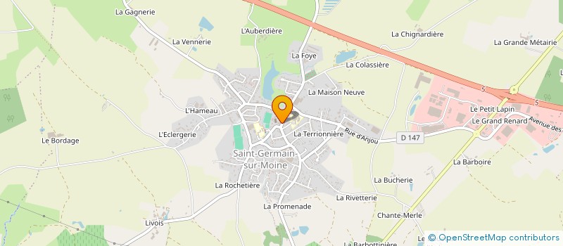 localisation de l'entreprise ATELIER 27 COIFFURE MIXTE  SEVREMOINE