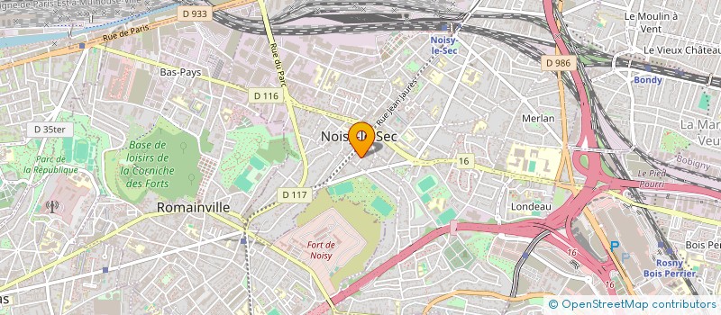 localisation de l'entreprise ATELIER 2C2T à NOISY-LE-SEC