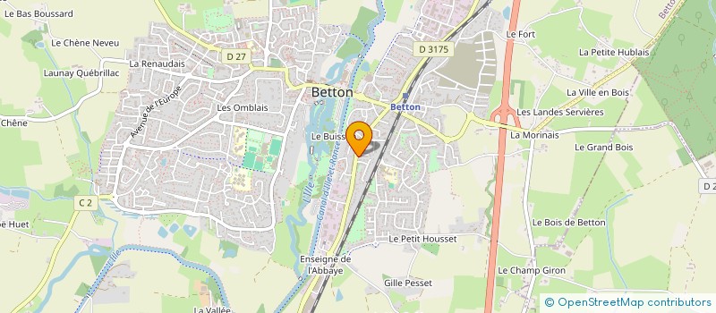 localisation de l'entreprise ATELIER 2F à BETTON