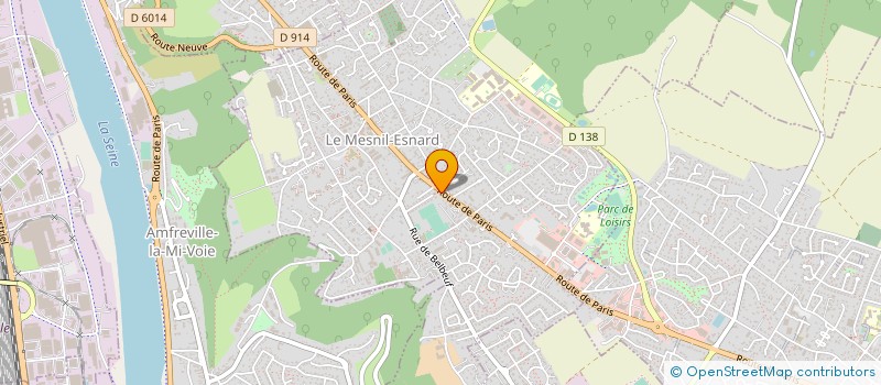 localisation de l'entreprise ATELIER 2H  LE MESNIL-ESNARD