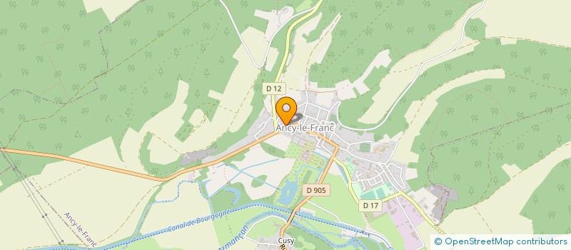 localisation de l'entreprise ATELIER 2P  ANCY-LE-FRANC