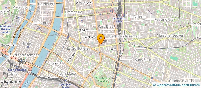 localisation de l'entreprise ATELIER 3-14  LYON