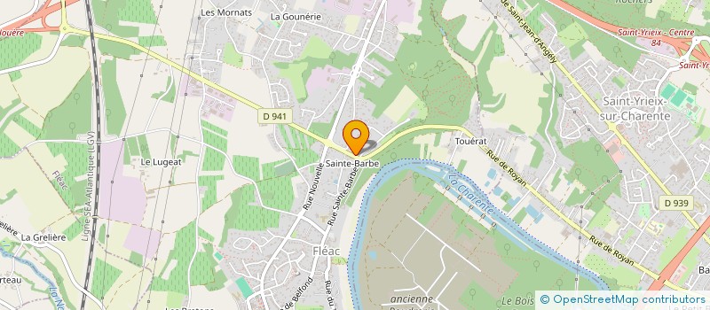 localisation de l'entreprise ATELIER 317  LA ROCHEFOUCAULD-EN-ANGOUMOIS
