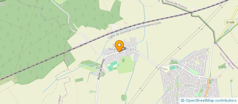 localisation de l'entreprise ATELIER 3R  OTHIS