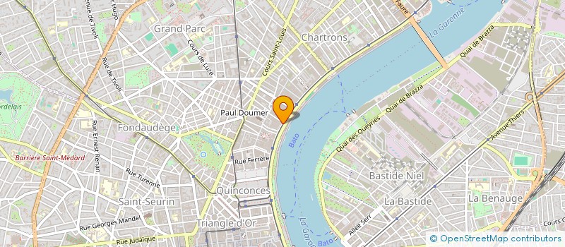 localisation de l'entreprise ATELIER 41 à BORDEAUX