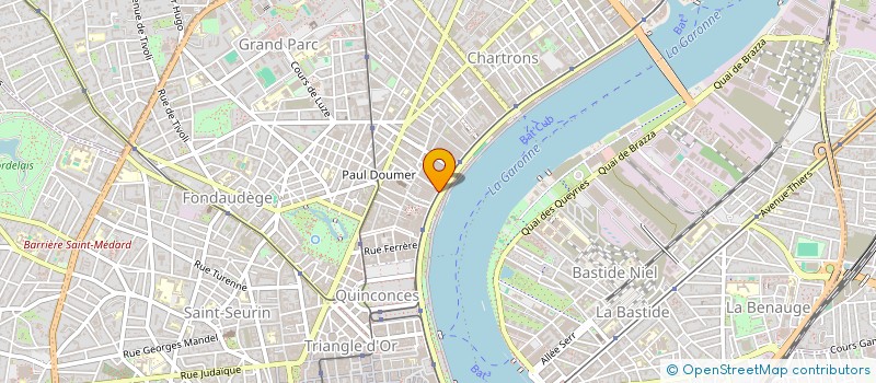 localisation de l'entreprise ATELIER 41 à BORDEAUX