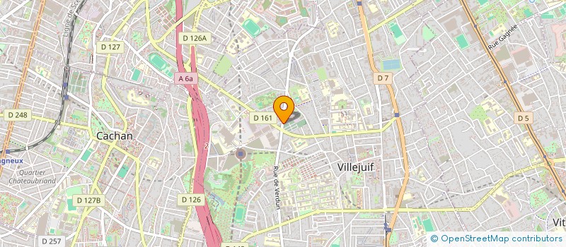 localisation de l'entreprise ATELIER 413  VILLEJUIF