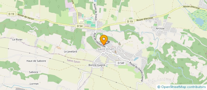 localisation de l'entreprise ATELIER 43  SAINT-CHEF