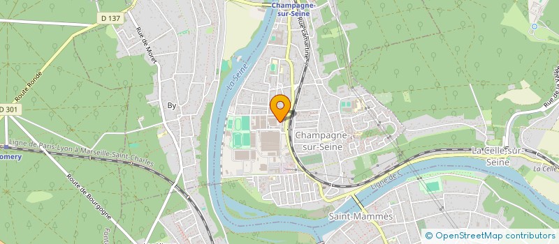 localisation de l'entreprise ATELIER 4IL  CHAMPAGNE-SUR-SEINE