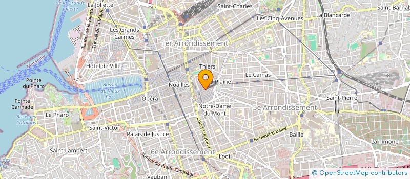 localisation de l'entreprise ATELIER 5 PRODUCTION à MARSEILLE