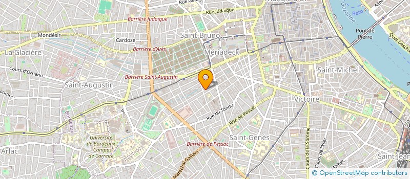 localisation de l'entreprise ATELIER 51 à BORDEAUX