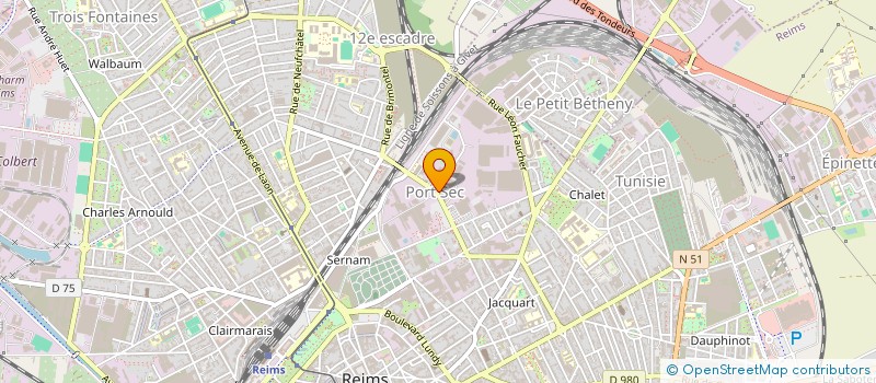 localisation de l'entreprise ATELIER 510TTC  REIMS