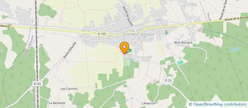 localisation de l'entreprise ATELIER 53  SCORBE-CLAIRVAUX