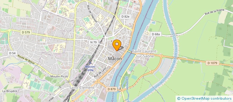 localisation de l'entreprise ATELIER 54 à MACON