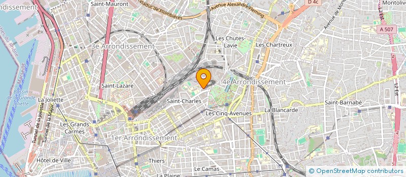 localisation de l'entreprise ATELIER 56 SOCIETE D'EXPLOITATION à MARSEILLE