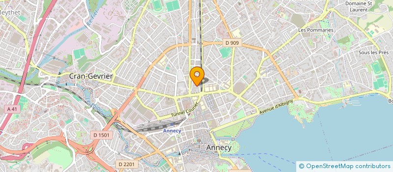 localisation de l'entreprise ATELIER 560 à ANNECY