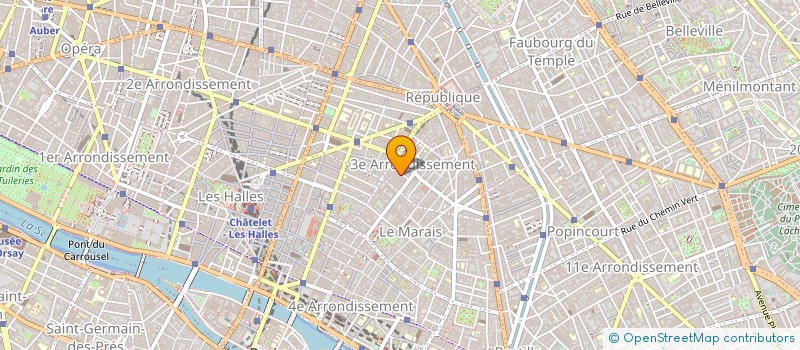 localisation de l'entreprise ATELIER 57 à PARIS